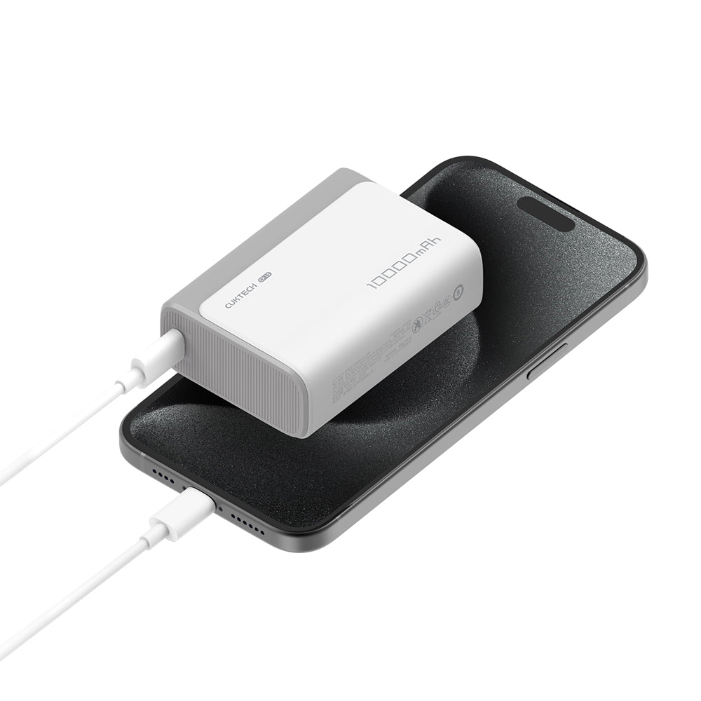 Cuktech CP13 External Battery, 10000mAh, 30W, QC + PD, 1 x USB-A - 1 x USB-C, Pink CUK0PB100DPK