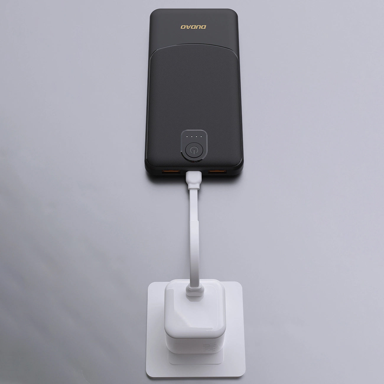 Externí baterie Dudao K10, 10000mAh, 12W, 2 x USB-A, Černá