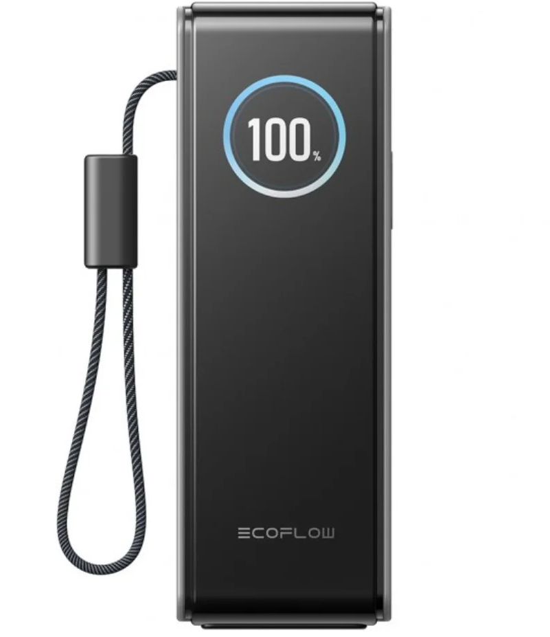Externí baterie EcoFlow Rapid, 25000mAh, 170W, QC + PD, 1 x USB-A - 3 x USB-C, šedá