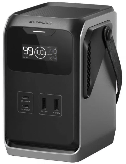 Externí baterie EcoFlow Trail 200, 60000mAh, 220W, PD, 2 x USB-A - 2 x USB-C, černá EF-TRAIL200-N