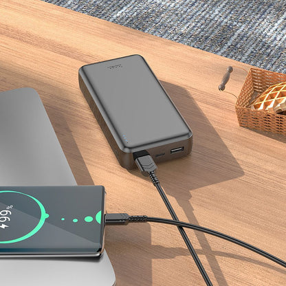 Externí baterie HOCO J100A, 20000mAh, 10W, 2 x USB-A, černá