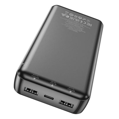 Externí baterie HOCO J100A, 20000mAh, 10W, 2 x USB-A, černá