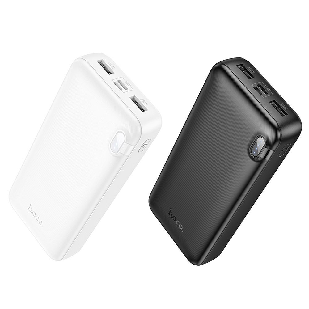 Externí baterie HOCO J128A, 20000mAh, 10W, 2 x USB-A, černá