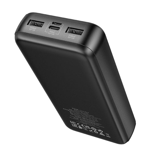 Externí baterie HOCO J128A, 20000mAh, 10W, 2 x USB-A, černá