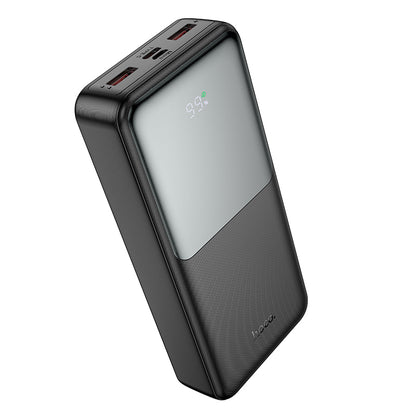Externí baterie HOCO J136A, 20000mAh, 22.5W, QC + PD, 1 x USB-C - 2 x USB-A, Černá