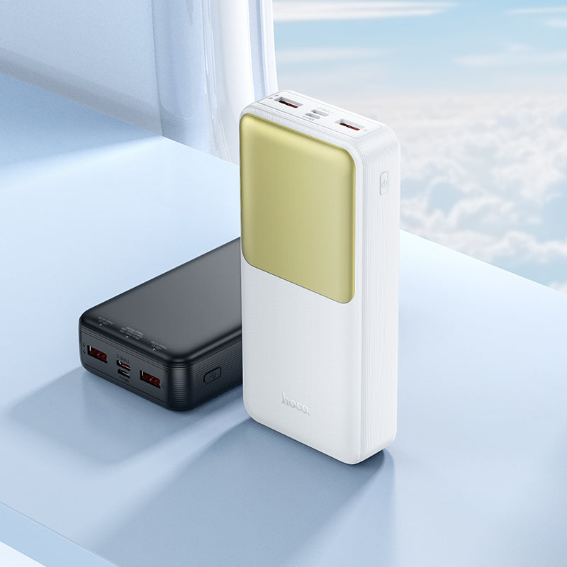 Externí baterie HOCO J136A, 20000mAh, 22.5W, QC + PD, 1 x USB-C - 2 x USB-A, Černá