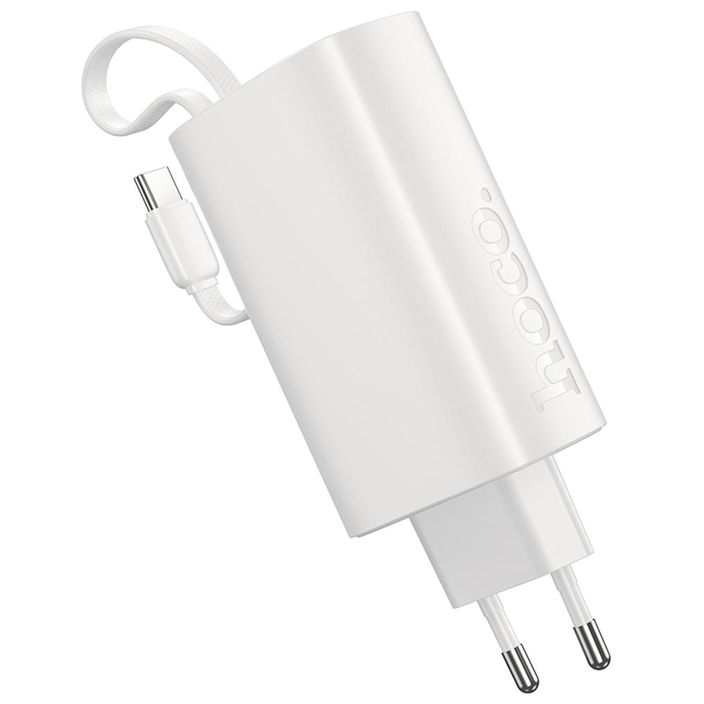 Powerbanka HOCO J148 2v1, 5000 mAh, 20 W, PD, 2× USB-C, bílá