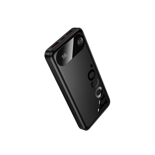 Externí baterie HOCO J154, 10000mAh, 22,5W, QC + PD, 1 x USB-C - 2 x USB-A, Černá