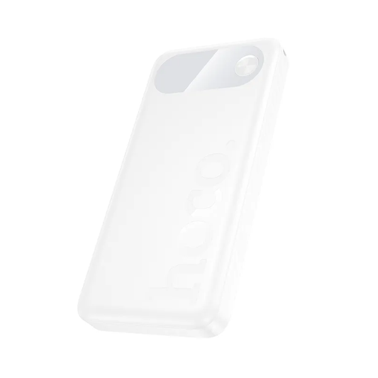 Externí baterie HOCO J154, 10000mAh, 22,5W, QC + PD, 1 x USB-C - 2 x USB-A, bílá