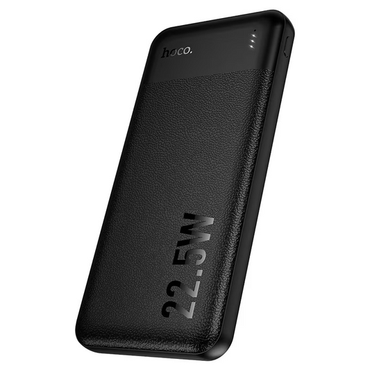 Powerbanka HOCO J159 Essence, 10000 mAh, 22,5 W, QC + PD, 1× USB-C – 2× USB-A, černá