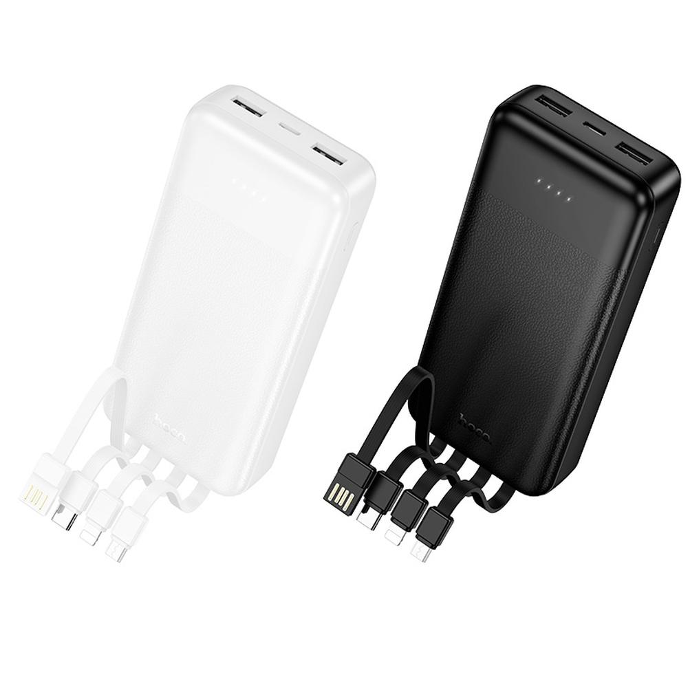 Powerbanka HOCO J163A, 20 000 mAh, 10 W, 1× Lightning – 1× microUSB – 1× USB-C – 2× USB-A, černá