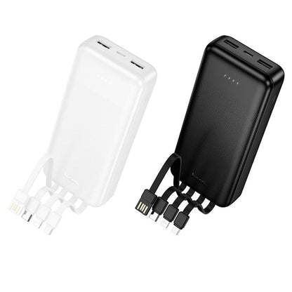 Powerbanka HOCO J163A, 20 000 mAh, 10 W, 1× Lightning – 1× microUSB – 1× USB-C – 2× USB-A, černá