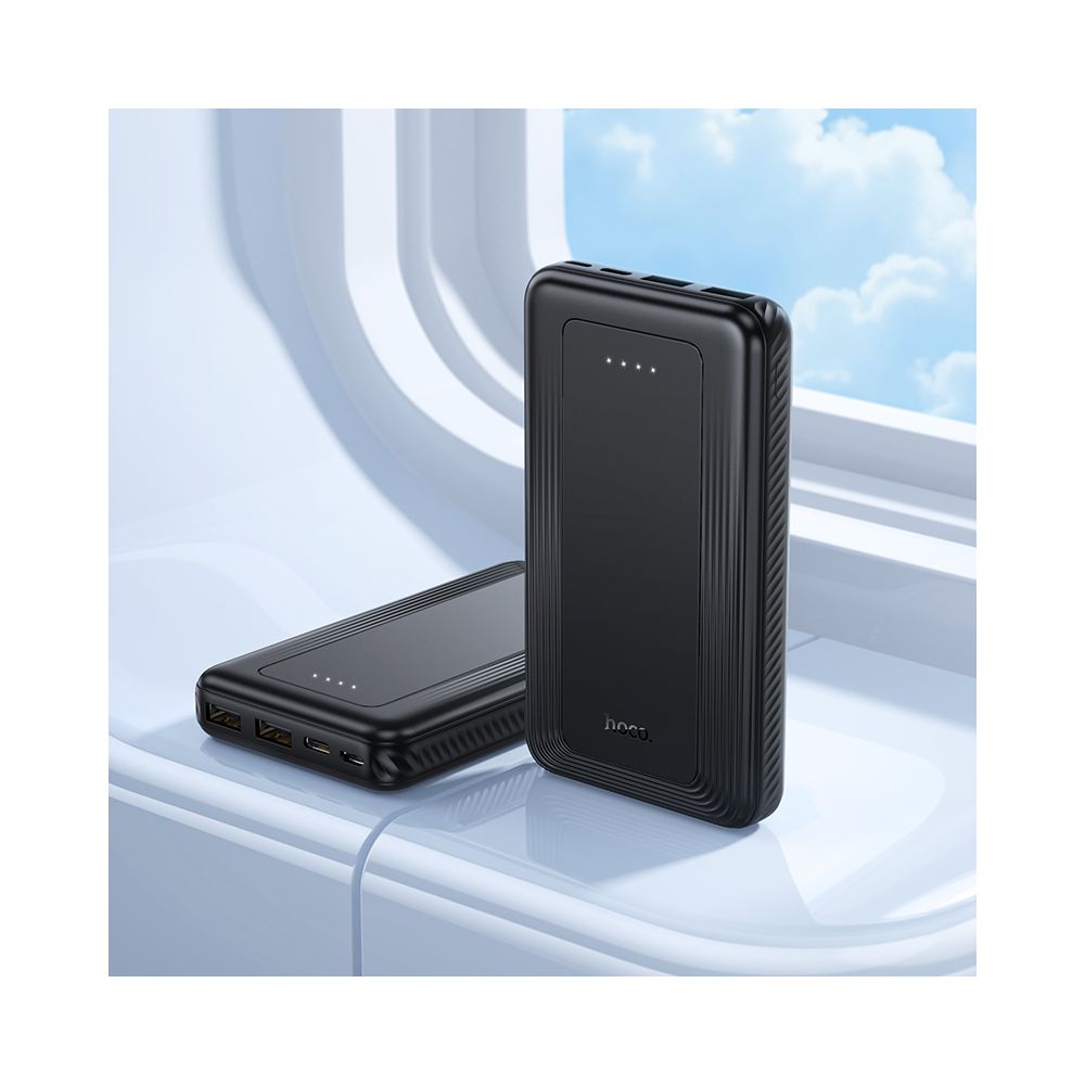Externí baterie HOCO J165A, 10000mAh, 10W, 2 x USB-A, černá