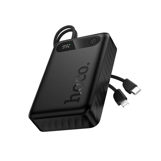 Externí baterie HOCO J171A, 20000mAh, 22,5W, QC + PD, 1 x Lightning - 1 x USB-A - 2 x USB-C, černá