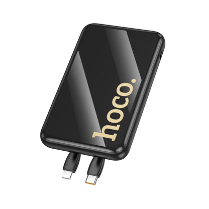 Externí baterie HOCO Q37, 10000mAh, 22,5W, QC + PD, 1 x Lightning - 1 x USB-A - 2 x USB-C, Černá