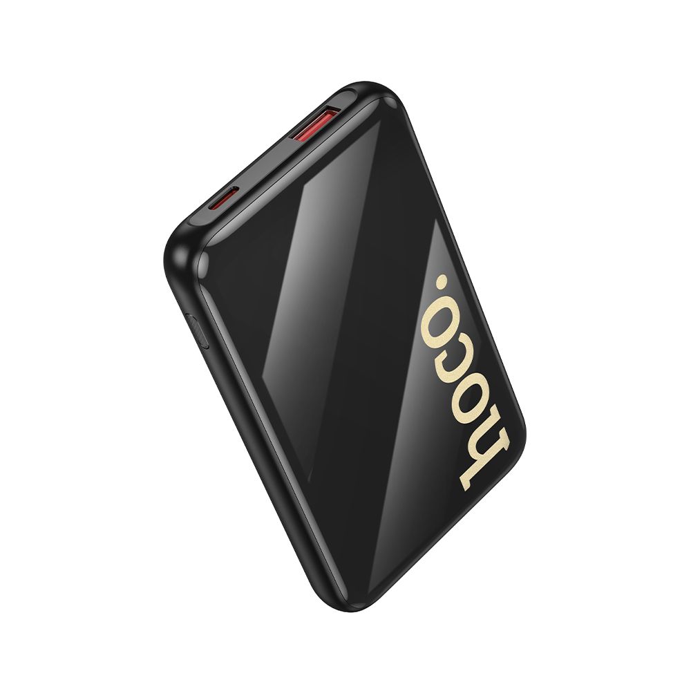 Externí baterie HOCO Q37, 10000mAh, 22,5W, QC + PD, 1 x Lightning - 1 x USB-A - 2 x USB-C, Černá