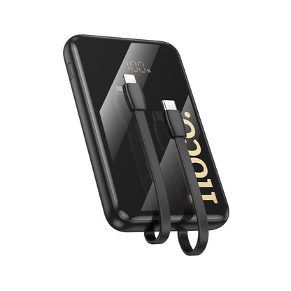 Externí baterie HOCO Q37, 10000mAh, 22,5W, QC + PD, 1 x Lightning - 1 x USB-A - 2 x USB-C, Černá