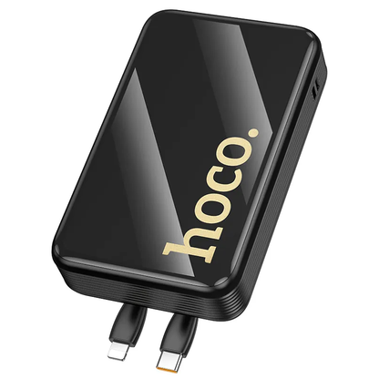 Externí baterie HOCO Q37A, 20000mAh, 22,5W, QC + PD, 1 x Lightning - 1 x USB-A - 2 x USB-C, černá
