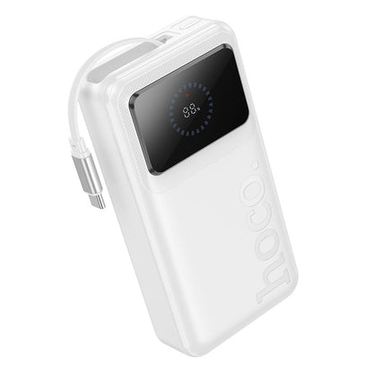 Powerbanka HOCO Q41, 20000 mAh, 22,5 W, QC + PD, 1× USB-A – 2× USB-C, bílá