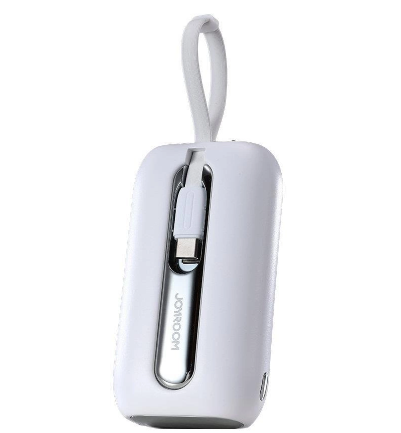 Externí baterie Joyroom Colorful Series JR-L012, 10000mAh, 22.5W, QC + PD, 1 x Lightning - 2 x USB-C, Bílá