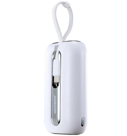 Externí baterie Joyroom Colorful Series JR-L012, 10000mAh, 22.5W, QC + PD, 1 x Lightning - 2 x USB-C, Bílá