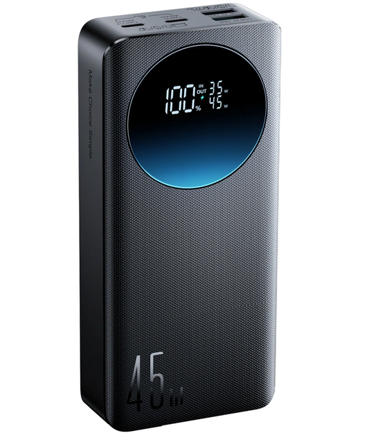 Externí baterie Joyroom JR-PBF02 Pro, 20000mAh, 45W, QC + PD, 2 x USB-A - 2 x USB-C, černá
