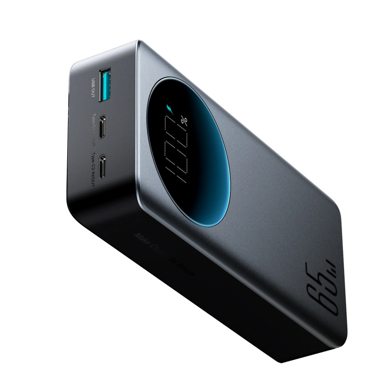 Externí baterie Joyroom JR-PBF05 Pro, 30000mAh, 65W, QC + PD, 1 x USB-A - 2 x USB-C, černá