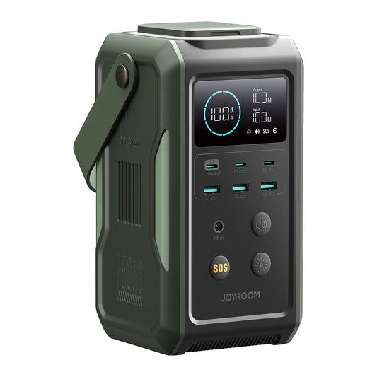 Powerbanka Joyroom JR-PBF10, 75000mAh, 100W, QC + PD, 3 x USB-A - 3 x USB-C, Zelená