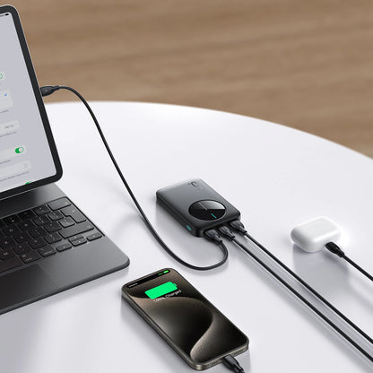 Externí baterie Joyroom JR-PBF13, 5000mAh, 12W, 1 x USB-C - 2 x USB-A, Černá