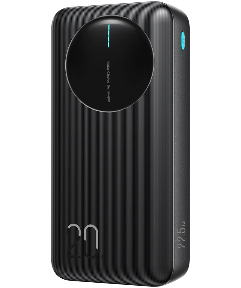 Externí baterie Joyroom JR-PBF14 Pro, 20000mAh, 22.5W, QC + PD, 1 x USB-C - 2 x USB-A, Černá