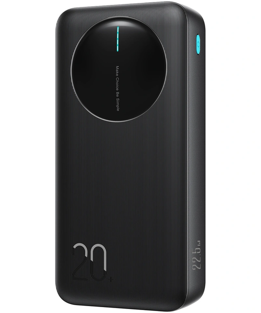 Externí baterie Joyroom JR-PBF14 Pro, 20000mAh, 22.5W, QC + PD, 1 x USB-C - 2 x USB-A, Černá