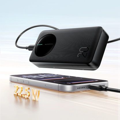 Externí baterie Joyroom JR-PBF14 Pro, 20000mAh, 22.5W, QC + PD, 1 x USB-C - 2 x USB-A, Černá