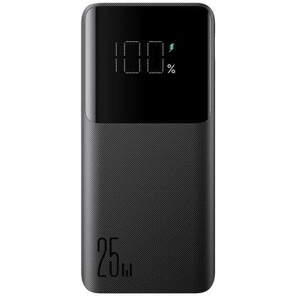 Externí baterie Joyroom JR-PBF20, 10000mAh, 25W, QC + PD, 1 x USB-C - 2 x USB-A, Černá