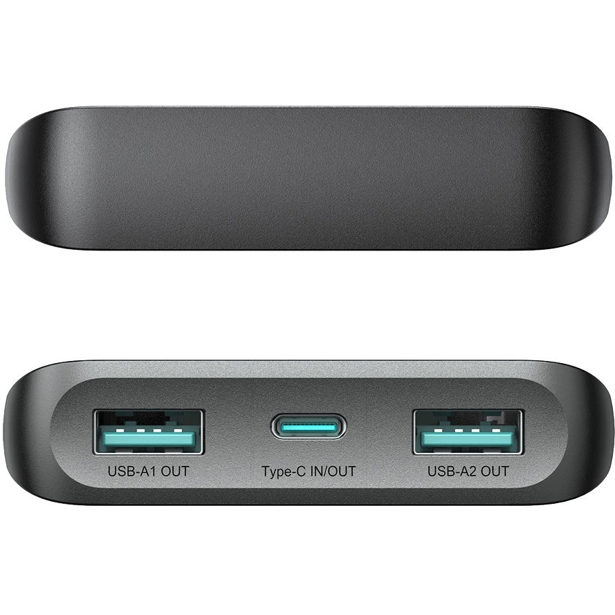 Externí baterie Joyroom JR-PBF20, 10000mAh, 25W, QC + PD, 1 x USB-C - 2 x USB-A, Černá