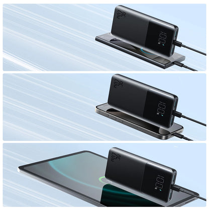 Externí baterie Joyroom JR-PBF20, 10000mAh, 25W, QC + PD, 1 x USB-C - 2 x USB-A, Černá