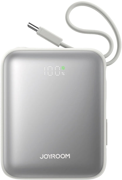 Externí baterie Joyroom JR-PBF27, 10000mAh, 22.5W, PD, 1 x Lightning - 2 x USB-C, Bílá