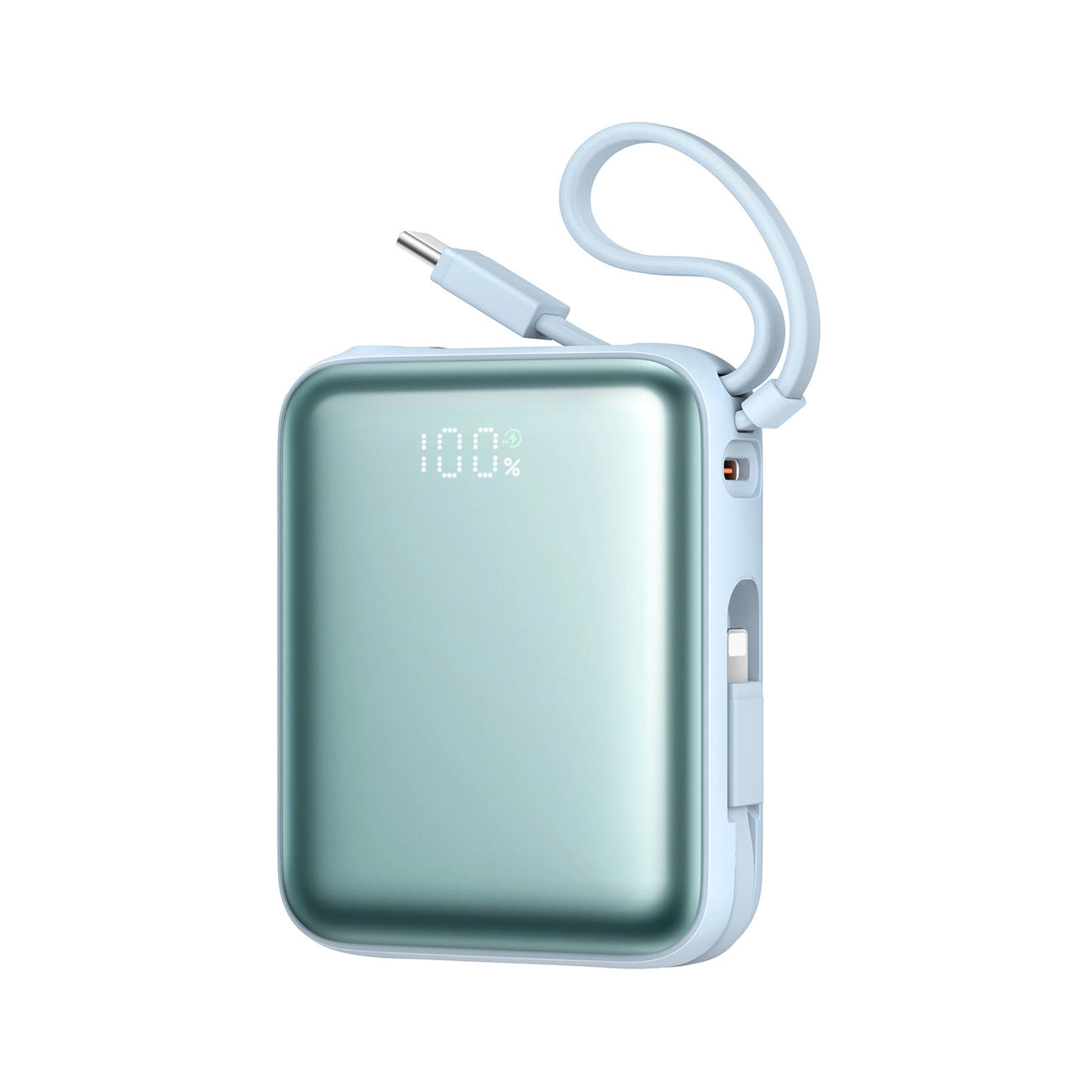 Externí baterie Joyroom JR-PBF27, 10000mAh, 22.5W, PD, 1 x Lightning - 2 x USB-C, Modrá
