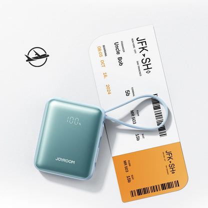 Externí baterie Joyroom JR-PBF27, 10000mAh, 22.5W, PD, 1 x Lightning - 2 x USB-C, Modrá