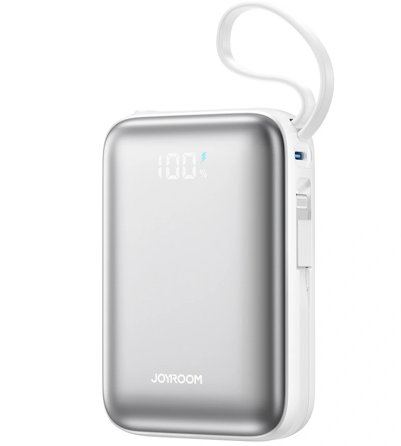 Externí baterie Joyroom JR-PBF29, 20000mAh, 22.5W, QC + PD, 1 x Lightning - 2 x USB-C, Bílá