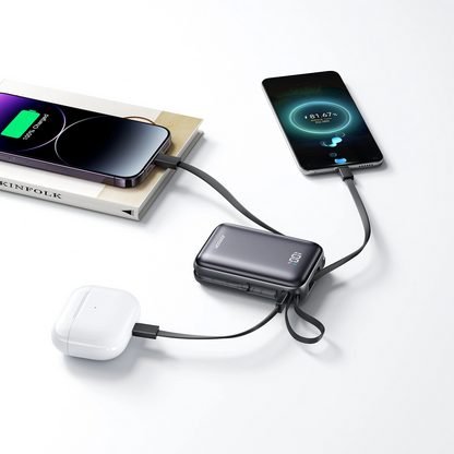 Externí baterie Joyroom JR-PBF29, 20000mAh, 22.5W, QC + PD, 1 x Lightning - 2 x USB-C, Černá