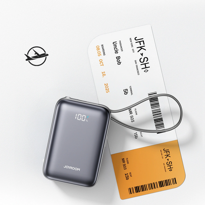 Externí baterie Joyroom JR-PBF29, 20000mAh, 22.5W, QC + PD, 1 x Lightning - 2 x USB-C, Černá