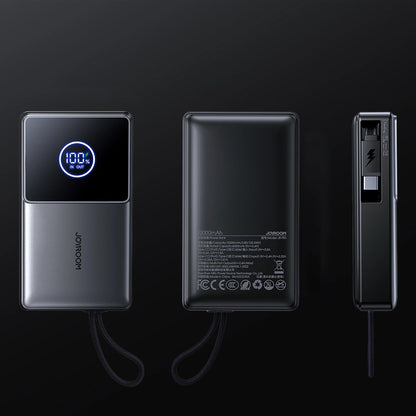 Externí baterie Joyroom JR-PR1, 10000mAh, 22.5W, PD, 2 x USB-C, Šedá