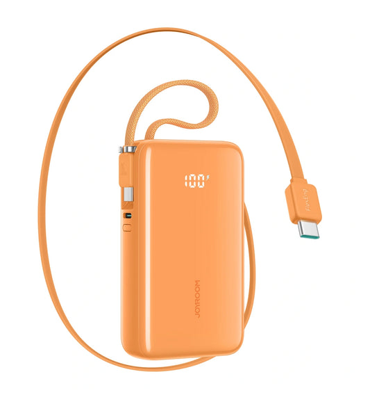 Externí baterie Joyroom JR-PR2, 10000mAh, 35W, PD, 3 x USB-C, Oranžová