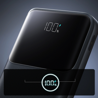 Externí baterie Joyroom JR-QP191, 10000mAh, 22.5W, QC + PD, 1 x USB-A - 2 x USB-C, Černá