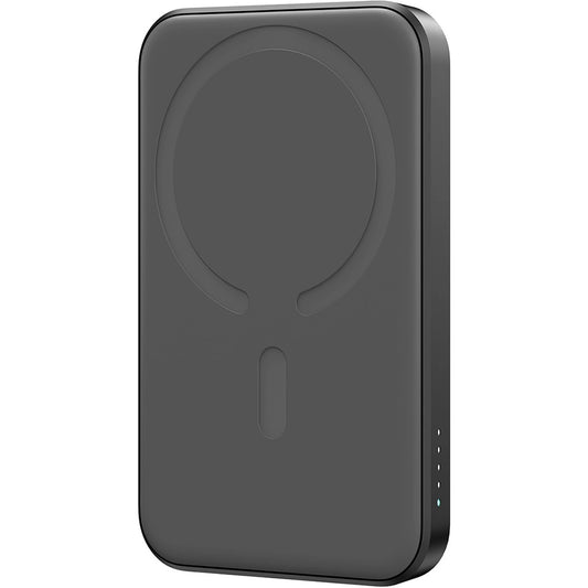 Joyroom JR-W020 Mini externí baterie, 5000mAh, 20W, QC + PD + FQI, 1 x QI - 1 x USB-A - 1 x USB-C, černá