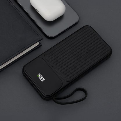 Externí baterie MaXlife MXPB-06, 10000mAh, 22.5W, QC + PD, 1 x Lightning - 2 x USB-A - 2 x USB-C, Černá