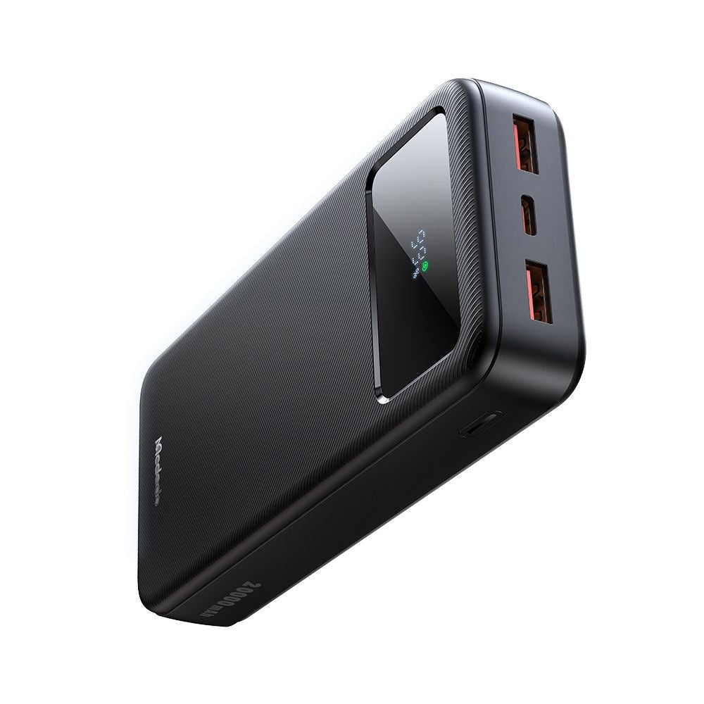 Externí baterie McDodo MC-4230, 20000mAh, 22.5W, QC + PD, 2 x USB-A - 1 x USB-C, Černá