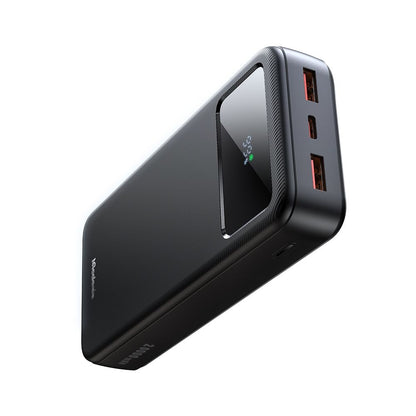Externí baterie McDodo MC-4230, 20000mAh, 22.5W, QC + PD, 2 x USB-A - 1 x USB-C, Černá