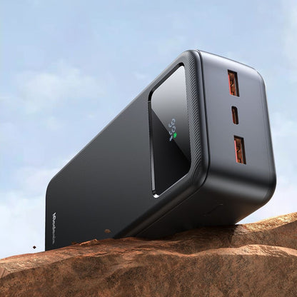 McDodo MC-4240 External Battery, 30000mAh, 22.5W, QC + PD, 2 x USB-A - 1 x USB-C, Black