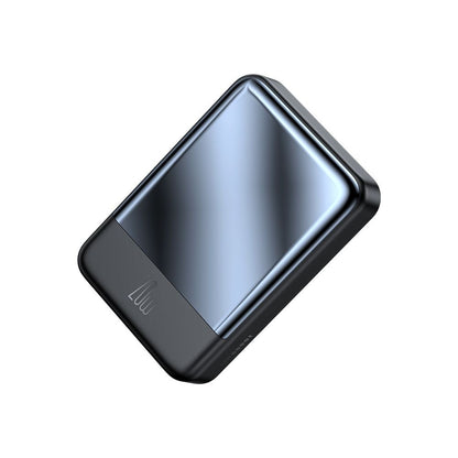 Bezdrátová externí baterie McDodo MC-4261 Ambilight, 10000mAh, 20W, PD + FQI, 1 x QI - 1 x USB-C, černá.